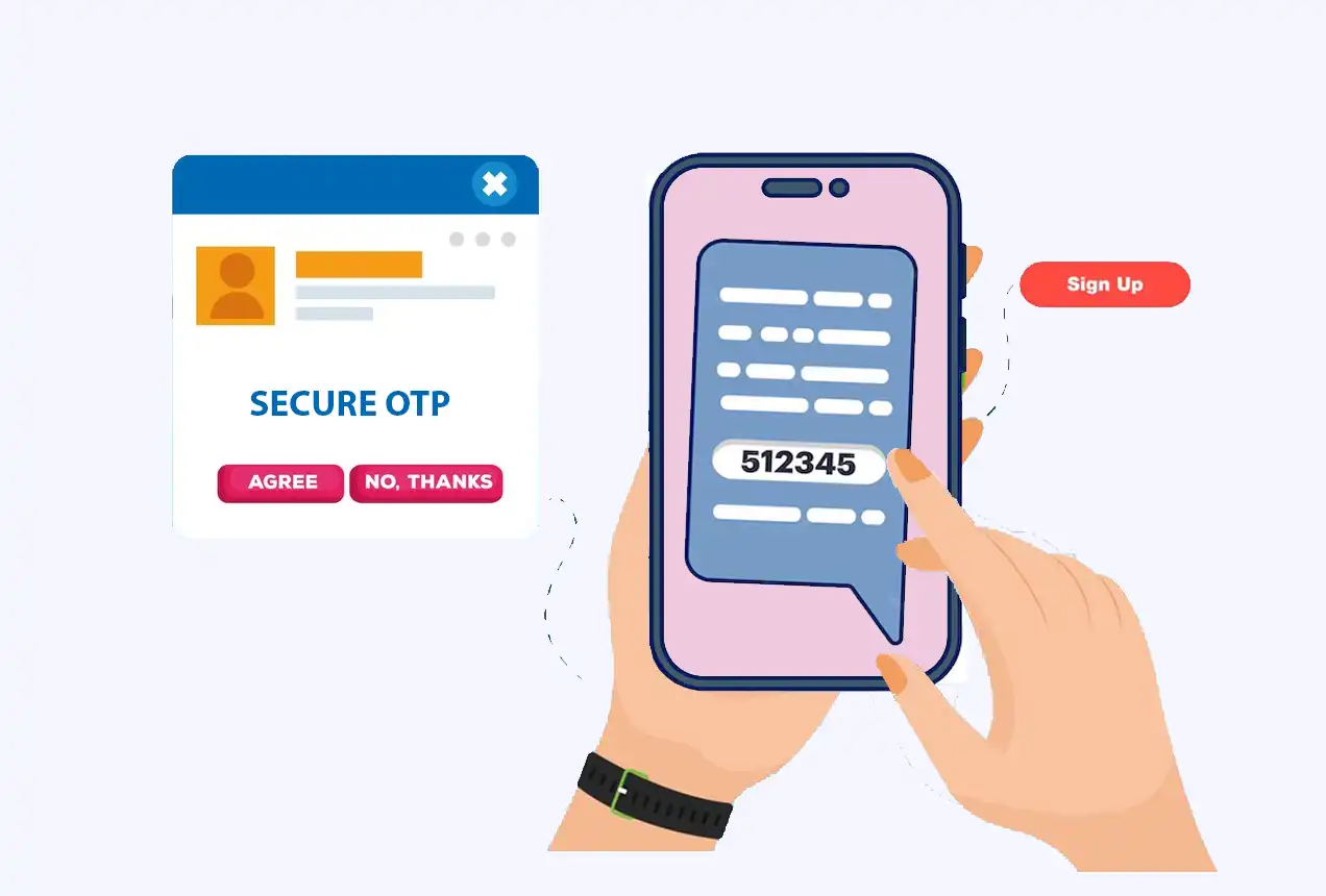 Esempio di messaggio OTP
