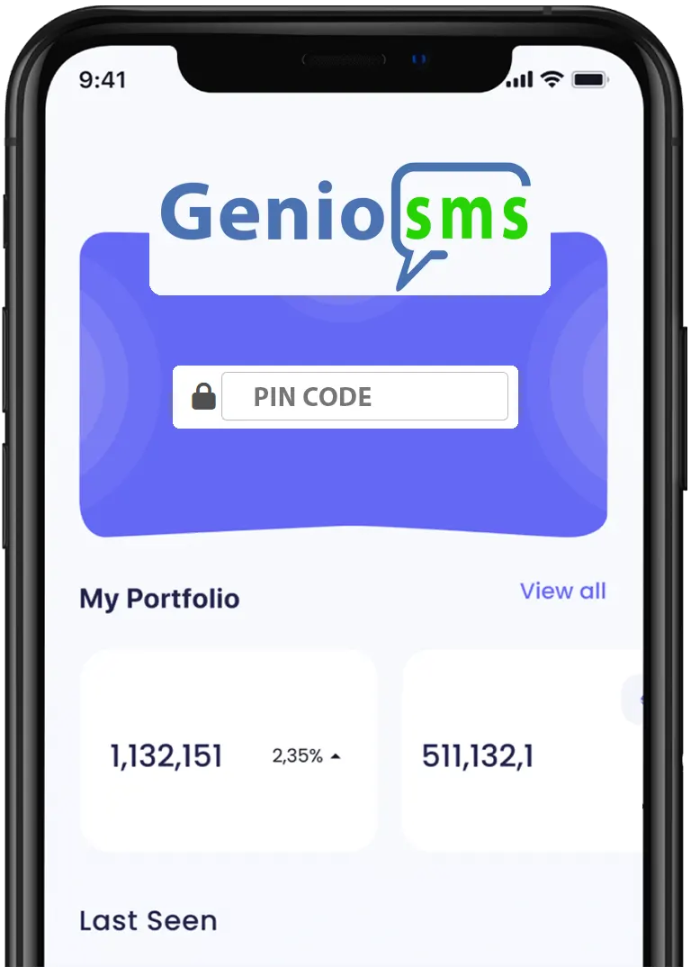 pin code app geniosms.com